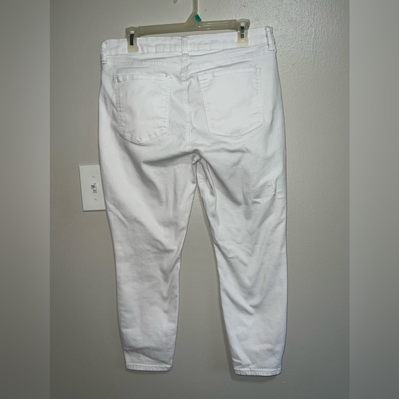 Pistola White Crop Skinny Jeans. Size 32. Like new condition, worn a handful. - Picture 3 of 8